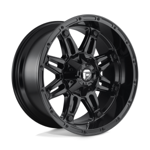 18″ FUEL WHEELS D625 HOSTAGE GLOSS BLACK OFF-ROAD RIMS