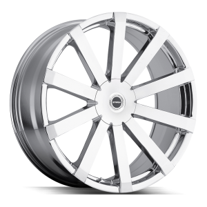 22×8.5″ STRADA WHEELS GABBIA CHROME RIMS