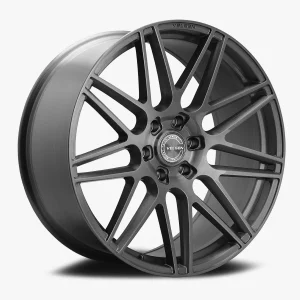 24″ VELGEN WHEELS VFF-9 BRUSHED TITANIUM FINISH RIMS