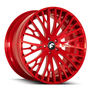 24″ FORGIATO WHEELS CRAVATTA-ECL CANDY RED FORGED FINISH RIMS