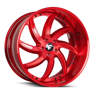 24″ FORGIATO WHEELS AZIONI CANDY RED FORGED FINISH RIMS
