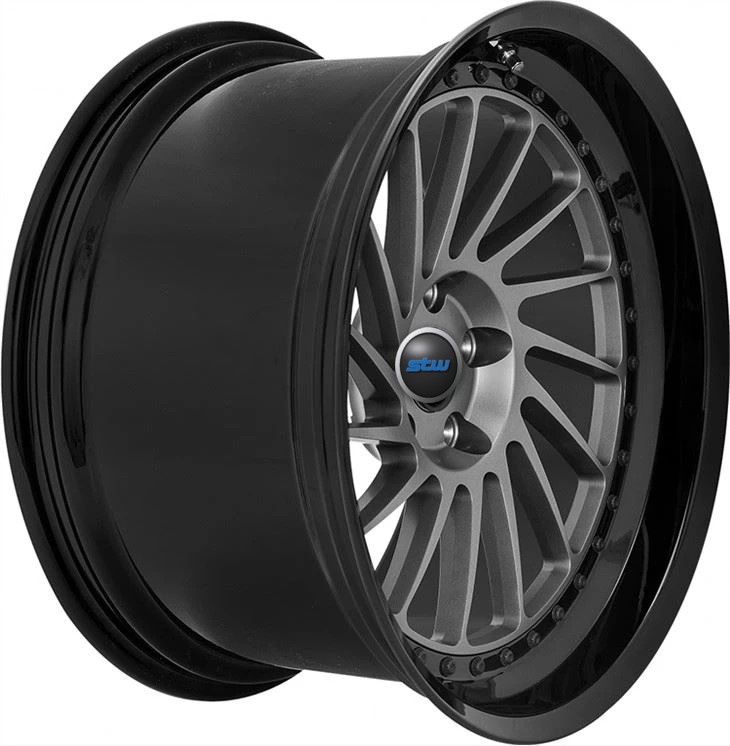 SSEH1033 Gloss Black 2-PC 21inch Car Rims Fo RMercedes-Benz S550l Alloy Rims