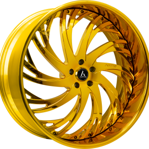 19″ ARTIS FORGED WHEELS DECATUR GOLD FINISH