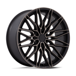 22″ NICHE WHEELS NC278 CALABRIA 6 MATTE BLACK MACHINED DARK TINT FINISH RIMS