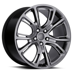 20″ FACTORY REPRODUCTION JEEP SPYDER MONKEY WHEELS FR 88 HYPER BLACK FINISH RIMS