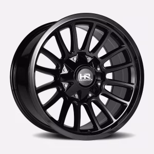 20″ HARDROCK WHEELS H717 TACTICAL GLOSS BLACK OFF-ROAD RIMS