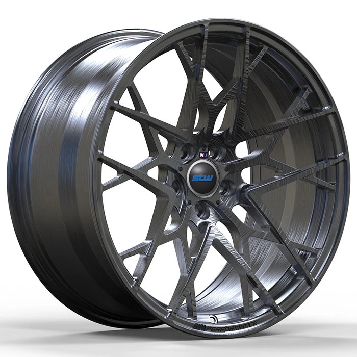 8.5Jx21 ET25 And 10Jx21 ET41 Dark Brushed Custom Tuning Forged Rims For BMW ALPINA B7 G12