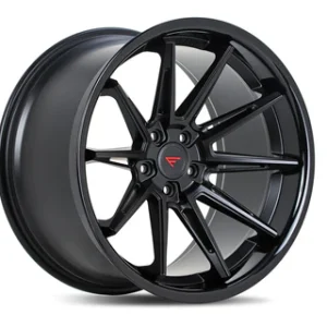 20″ FERRADA WHEELS CM2 MATTE BLACK CHROME LIP FINISH RIMS