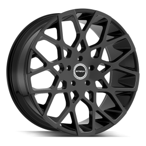 24″ STRADA WHEELS BUCA GLOSS BLACK RIMS