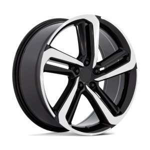 18″ PERFORMANCE REPLICAS WHEELS PR216 GLOSS BLACK MACHINED RIMS