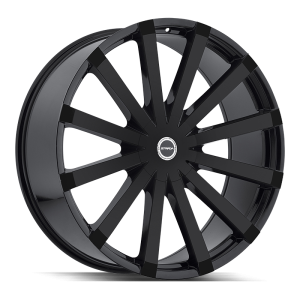 22″ STRADA WHEELS GABBIA GLOSS BLACK RIMS