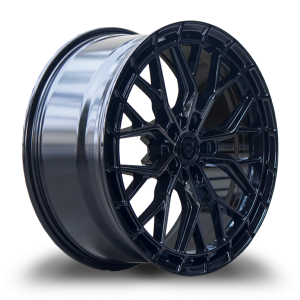 18″ MARQUEE WHEELS M1665 GLOSS BLACK FINISH RIMS