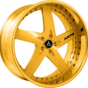 24″ ARTIS FORGED BULLET M GOLD FINISH RIMS