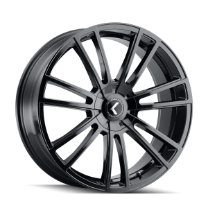 18″ KRAZE WHEELS KR183 SPECTRA GLOSS BLACK RIMS