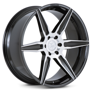 22″ FERRADA WHEELS FT2 BLACK MACHINED FINISH RIMS