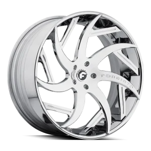 24″ FORGIATO WHEELS GIRARE-ECL CHROME FORGED FINISH RIMS