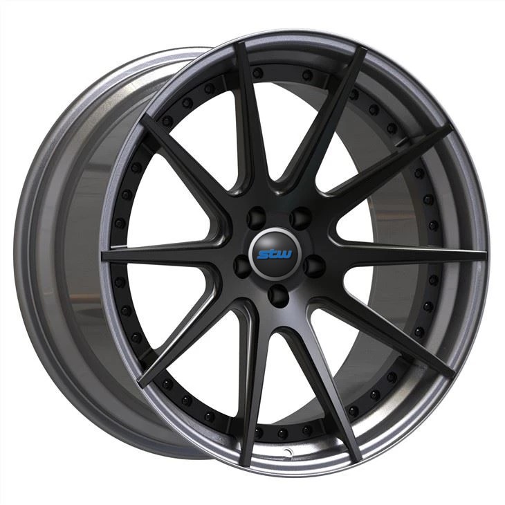 All Size Customized RS6 Super Concave Satin Grey 2 Pieces Wheel