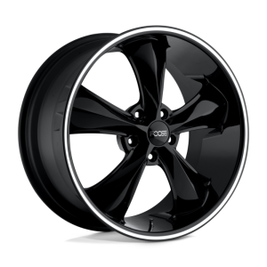 17″ FOOSE WHEELS F104 LEGEND GLOSS BLACK MILLED RIMS