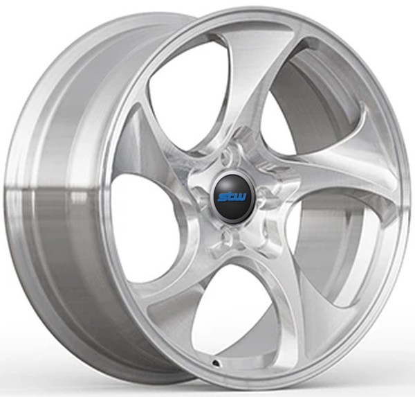 Twist 5-Spokes Porsche Carrera 992 1 Piece Forged Wheels Of 20x9.5 And 21x13