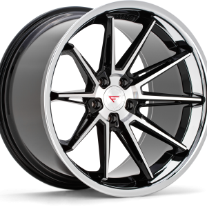 22″ FERRADA WHEELS CM2 MACHINED BLACK CHROME LIP FINISH RIMS