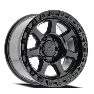 18″ ARENA WHEELS CO A123 THROTTLE GLOSS BLACK OFF-ROAD RIMS