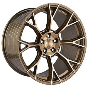 20″ VERTINI WHEELS RFS2.7 BRUSHED DUAL BRONZE FLOW FORMED FINISH RIMS