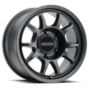 17″ METHOD WHEELS MR702 MATTE BLACK FINISH RIMS