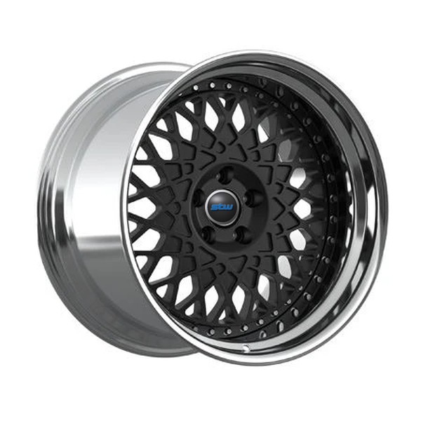 2 Piece Forged Wheels, Center Matte Black Barrel Polished 19 Inch 19x9.5 19x12 Alloy E350 Car Rims