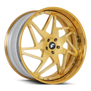 20″ FORGIATO WHEELS FINESTRO GOLD FORGED FINISH RIMS