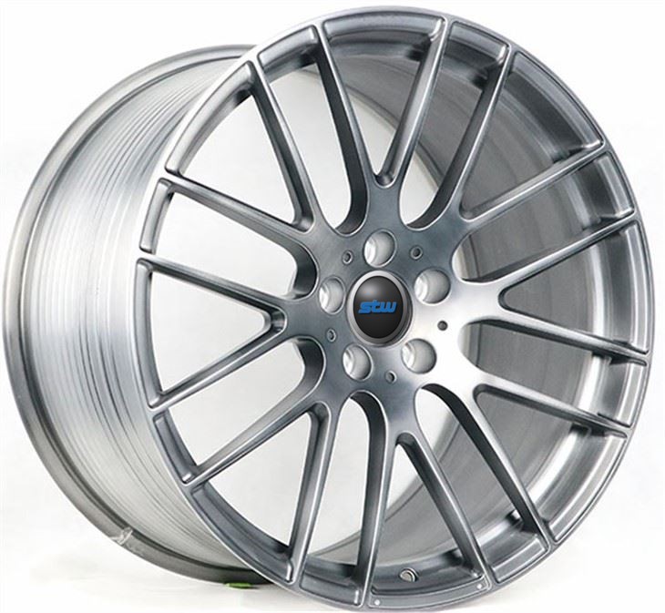 Grey Brush 1 Piece Forged Aluminum Rim 5x112 Staggered 18 19 20 21 And 22 Inches For Mercedes-Benz AMG S63