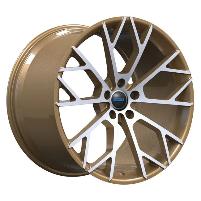 Bronze Machined 21inch Concave Forged Rims For Lamborghini Aventador Staggered Wheels
