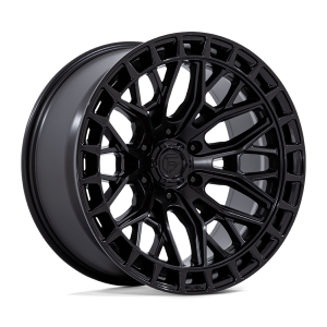 22″ FUEL WHEELS D869 SIGMA BLACKOUT GLOSS BLACK LIP OFF-ROAD RIMS