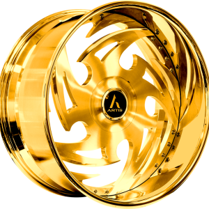24″ ARTIS FORGED SHREVEPORT XL GOLD FINISH RIMS