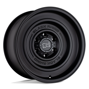 17″ BLACK RHINO WHEELS SOLID MATTE BLACK FINISH RIMS