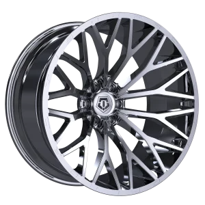 22″ TIS WHEELS 566C CHROME FINISH RIMS