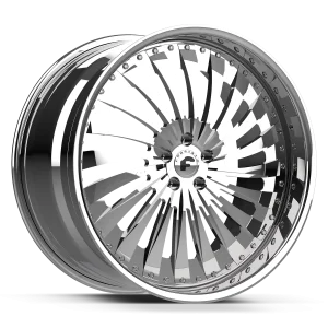 22″ FORGIATO WHEELS AUTONOMO-L CHROME FORGED FINISH RIMS