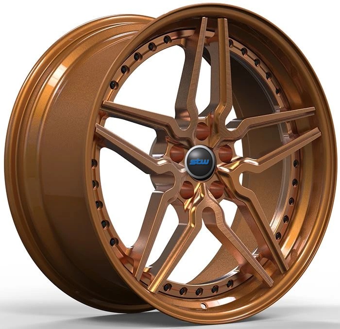2-Piece Bronze Staggered Alloy Wheels 20 X 9 | 20 X 13 For Porsche 911 Turbo