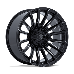 22″ FUEL WHEELS FC889 BLADE GLOSS BLACK MILLED OFF-ROAD RIMS