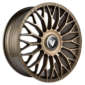 22″ VERTINI WHEELS VL SERIES LUXURY VL1 BRUSHED DUAL BRONZE WITH FLOATING CAP FLOW FORMED FINISH RIMS