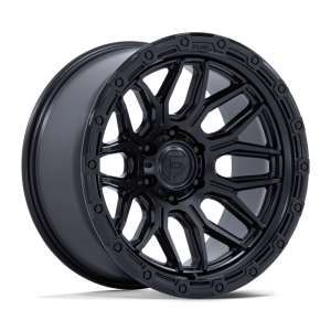 18″ FUEL WHEELS FC881 SURGE MATTE BLACK WITH GLOSS BLACK LIP OFF-ROAD RIMS