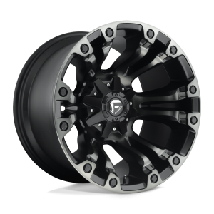 18″ FUEL WHEELS D851 VAPOR MATTE BLACK WITH GRAY TINT CROSSOVER RIMS