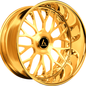 19″ ARTIS FORGED WHEELS DESTIN-XL GOLD FINISH