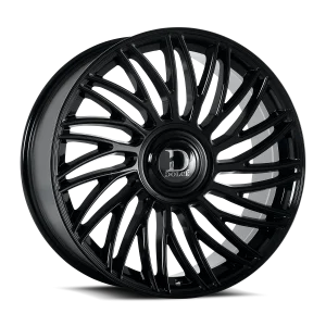 22″ DOLCE LUXURY WHEELS SESTO GLOSS BLACK FINISH RIMS