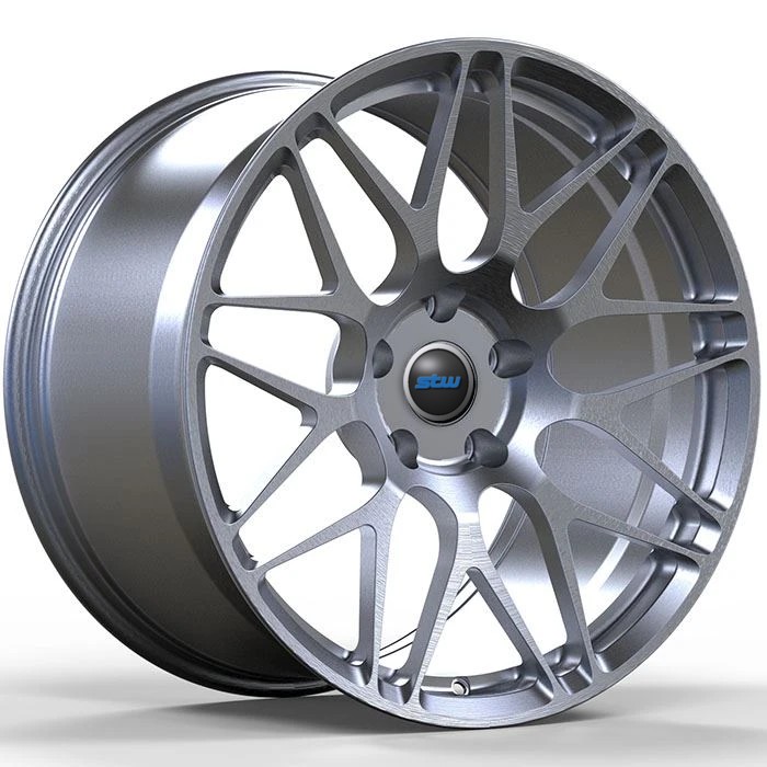 5x112 BMW M3 M4 M5 Custom Forged Monoblock Rims Brushed Grey20x10 20x11.5