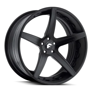 24″ FORGIATO WHEELS AGGIO-ECL SATIN BLACK FORGED FINISH RIMS