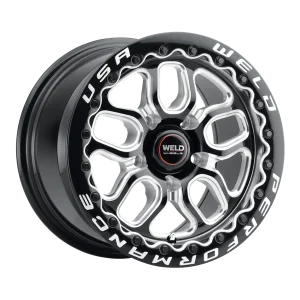 15″ WELD LAGUNA BEADLOCK GLOSS BLACK MILLED