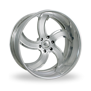 18″ INTRO WHEELS TWISTED FLOW EXPOSED POLISHED FINISH RIMS (5 Lug, 6 Lug)