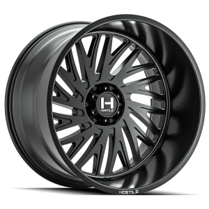 22″ HOSTILE WHEELS H131 SYCLONE SATIN BLACK FINISH RIMS