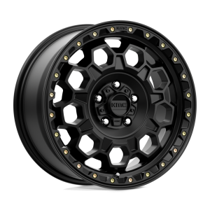 17″ KMC WHEELS KM545 TREK SATIN BLACK CROSSOVER SUV FINISH RIMS