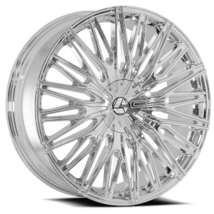 22″ AZARA WHEELS AZA-522 CHROME FINISH RIMS